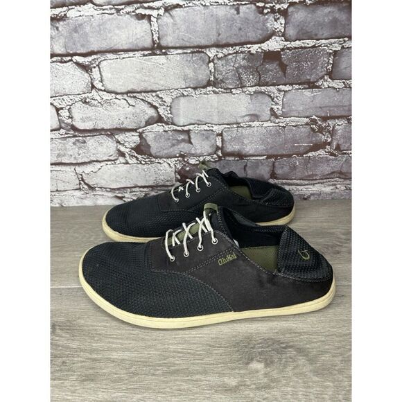 Olukai Nohea Moku Blue Grey Mesh Textile Casual Loafers Shoes Men Sz 10M US/43EU - Picture 16 of 16